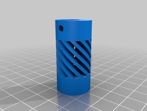 meine angepasste flexible Kupplung parametric 2 verschiedenen inneren Löcher 3d Drucker Teile 3d print model - Mito3D