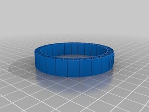 5 pulseiras personalizado 3d print model - Mito3D
