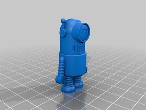 minion keyhanger grabby grabcad robot organización dispicable me titular anillo 3d print model - Mito3D