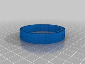 13 las pulseras personalizado 3d print model - Mito3D