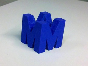 massive dynamic logo des signes les logos fringe scifi 3d print model - Mito3D