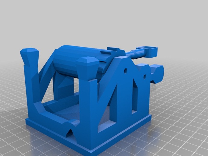 catapulta amo los juguetes juegos banda elástica modelo ping asedio del motor 3D print model - Mito3D