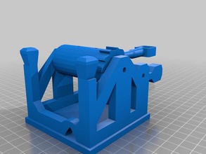 Katapult amo - Spielzeug Spiele elastic-band Modell ping Belagerung belagerungsmaschine 3d print model - Mito3D