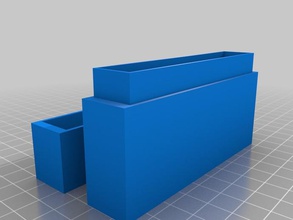 horizontal business card holder office 3d print model - Mito3D