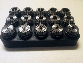 er25 collet conjunto de bandeja a máquina as ferramentas cnc moinho 3d print model - Mito3D