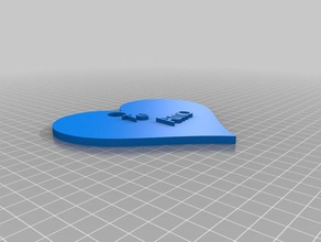 teamo Schlüsselanhänger angepasst 3d print model - Mito3D
