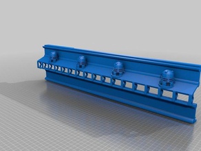 custom half chess board side casing- dalek 3d print model - Mito3D
