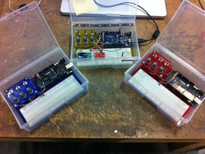 arduino mega prototip kit elektronik breadboard hack robodino 3d print model - Mito3D