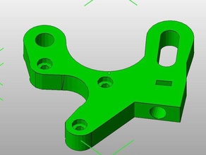 Halterung gebaut tensionner 3d Drucker Teile bracket belt prusa 3d print model - Mito3D