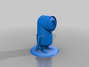 uzun kalın minion heykeller özelleştirilmiş 3d print model - Mito3D