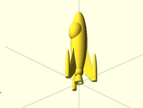 cohete espacial los vehículos 3d print model - Mito3D