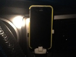 iphone 4 vent mount Ladegerät automotive Halterung Fahrzeug-Ladegerät 3d print model - Mito3D