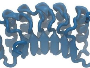 nlrp1 lösin-zengin tekrar etki alanı biyoloji lösin zengin model protein 3d print model - Mito3D