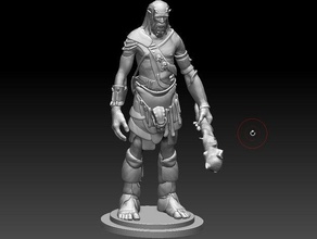 em skyrim, o gigante esculturas personagem elder scrolls jogo 3d print model - Mito3D