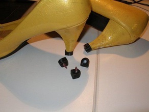 değiştirilebilir nitelikte yüksek topuk giymek-yüzey aksesuarlar openscad orca ayakkabı 3d print model - Mito3D