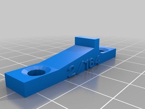 1960s window catch replacement parts 3d print model - Mito3D