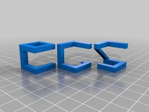 egs proposta di logo i segni loghi 3d print model - Mito3D