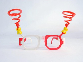 ogo glasses construction toys attachments eye frames bild sport sun 3d print model - Mito3D