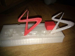 scenebeta logo işaretler logoları 3d print model - Mito3D