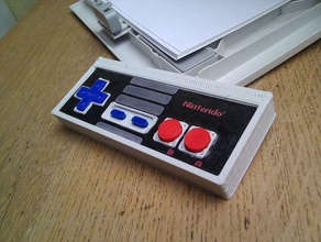 printable nes controller models 3d buttons faberdashery gamepad nintendo pla sketchup 3d print model - Mito3D