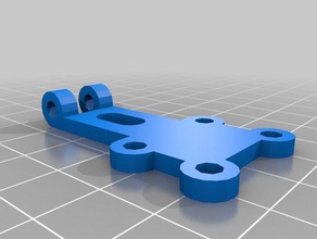 reprappro mendel-Lüfter Halterung parametric 3d Drucker Zubehör 3d print model - Mito3D