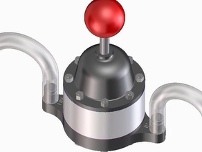 Membran-Handpumpe engineering Ballon - Membran Gummi Spielzeug Wasser 3d print model - Mito3D