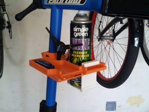 Fahrradständer, Werkzeug, Teile-tray-park spin doctor sport im freien Fahrrad clip ärzte Halter Schraubenschlüssel 3d print model - Mito3D