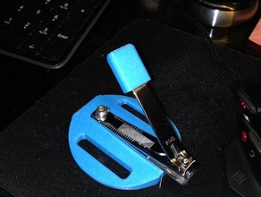 nail clipper adapter hand tools 3d print model - Mito3D