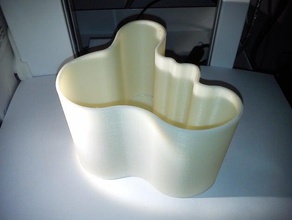alvar aaltos savoie vase décor 3d print model - Mito3D