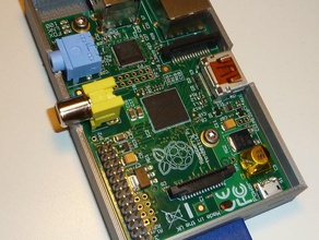 raspberry pi case board mouting holes electronics rpi 3d print model - Mito3D
