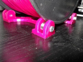 impressão spool de rolo 3d a impressora os acessórios rolamento personalizador sistemas monte openscad reprap útil 3d print model - Mito3D
