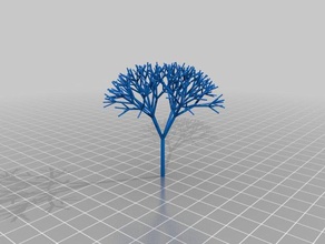meu personalizados recursiva de árvore matemática arte 3d print model - Mito3D