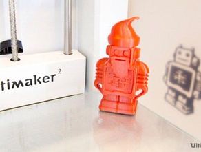 ultimaker natal santa robô esculturas 3d print model - Mito3D