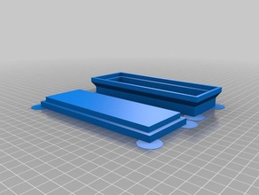 meine angepasste stapelbare box ming feng Dienstprogramm Messer-set Container 3d print model - Mito3D