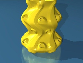 ian ressorts fou moderne vase design no1 sculptures 3d print model - Mito3D