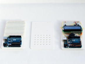 arduino breadboard plate electronics 3d print model - Mito3D
