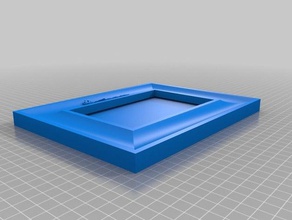 my customized coved picture frame 1-- decor 3d print model - Mito3D