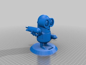 my customized manual minions sculptures 3d print model - Mito3D