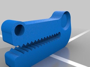 Krokodil Tasche Aufhänger - Zubehör Kind Schlüssel organisation nützlich junge 3d print model - Mito3D