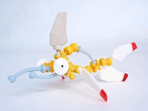 asa outros de avião anexo articulação esfera bild construção fin voar ogo do esporte brinquedo 3d print model - Mito3D