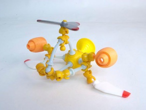 cowling de la construcción los juguetes avión bild motor mosca ogo deporte el cohete vehículo 3d print model - Mito3D