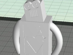 makerspace mascot model robots 3d print model - Mito3D