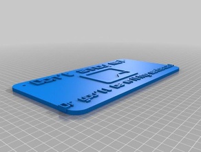bailey 2 Zeichen logos angepasst 3d print model - Mito3D