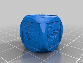 homedice personalizzato 3d print model - Mito3D