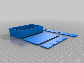 contenedor de piezas componentes electrónica 3d print model - Mito3D