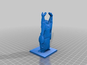 buda base menor varreduras réplicas 3d print model - Mito3D