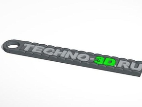 logo techno-3dru i segni loghi 3d print model - Mito3D