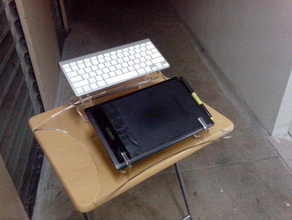 comando de la plataforma equipo teclado inalámbrico apple wireless keyboard bamboo pen touch tablet 3d print model - Mito3D