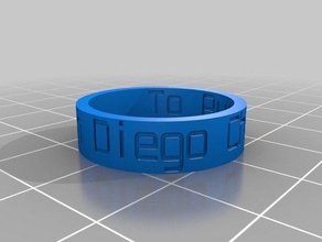 aunt danielle rings customized 3d print model - Mito3D