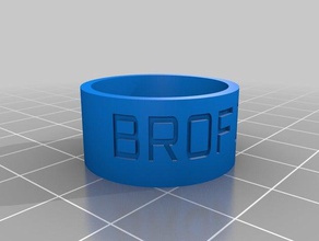 josh ring brofist rings customized 3d print model - Mito3D